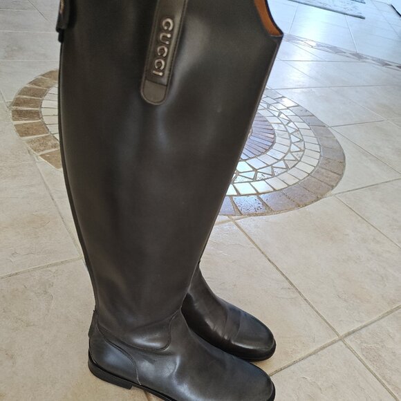 Gucci rider boots size 37, 7 - Picture 1 of 8